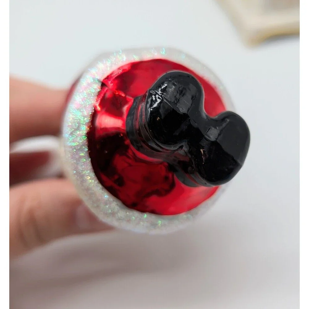 OLD WORLD CHRISTMAS Blown Glass Santa Claus Holding Gift Ornament 4